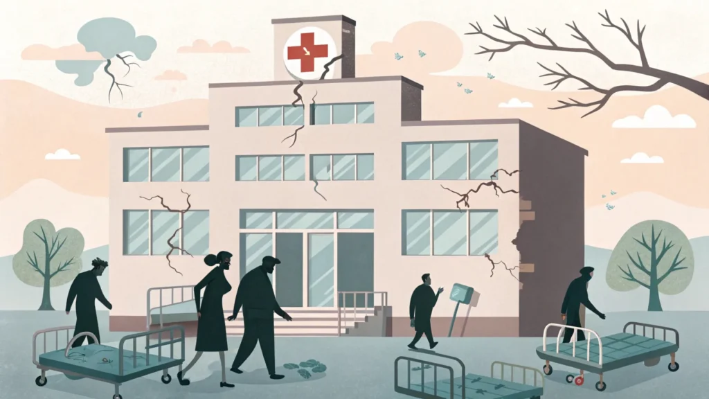Verfallenes Krankenhaus