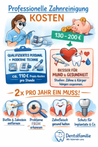 Professionelle Zahnreinigung Kosten